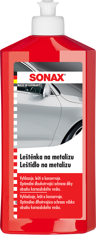 SONAX Leštěnka na metalízu 3x250 ml