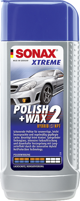 SONAX XTR Leštěnka s voskem WAX 2 3x250 ml