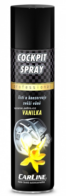 CARLINE® Cockpit spray vanilka 3x400ml Objem: 1,2 l