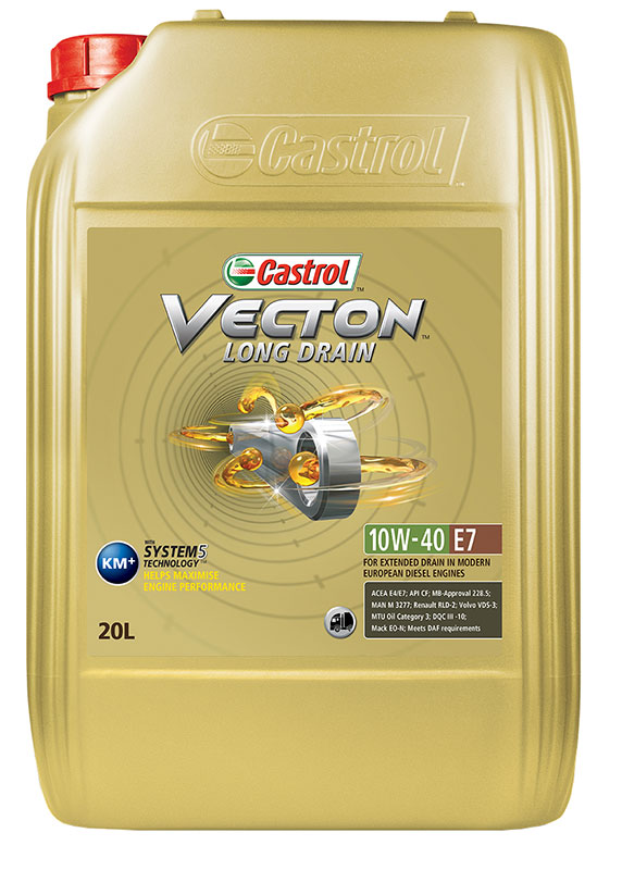 CASTROL Vecton Long Drain 10W-40 E7 Objem: 208 l