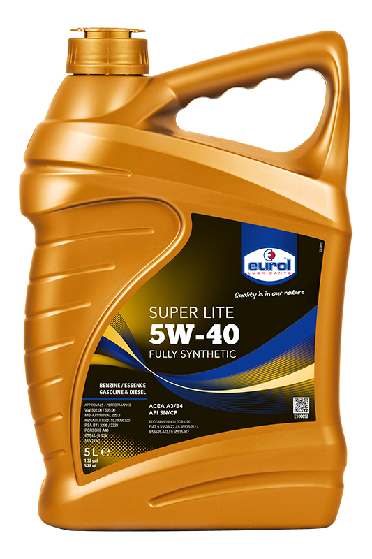 EUROL Super Lite 5W-40 A3/B4 Objem: 60 l