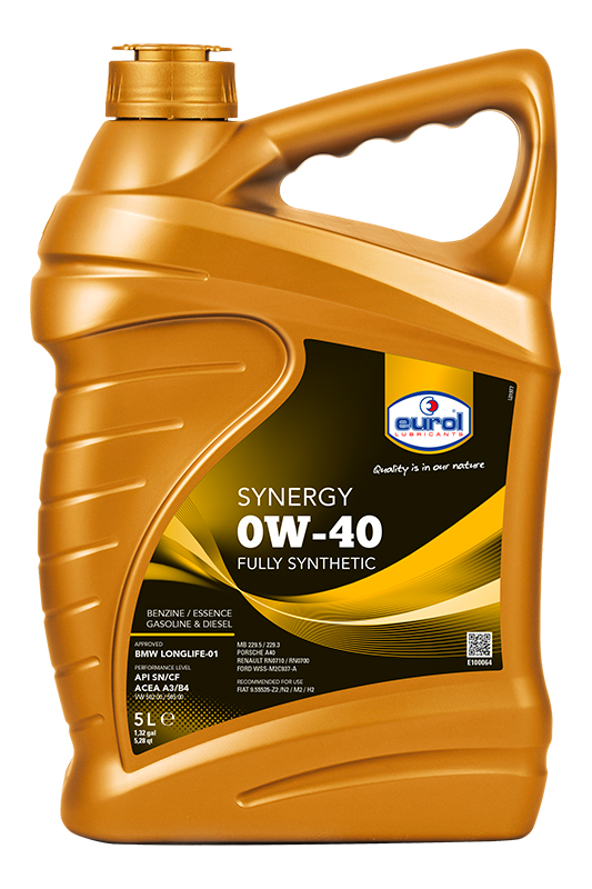 EUROL Synergy 0W-40 A3/B4 Objem: 5 l