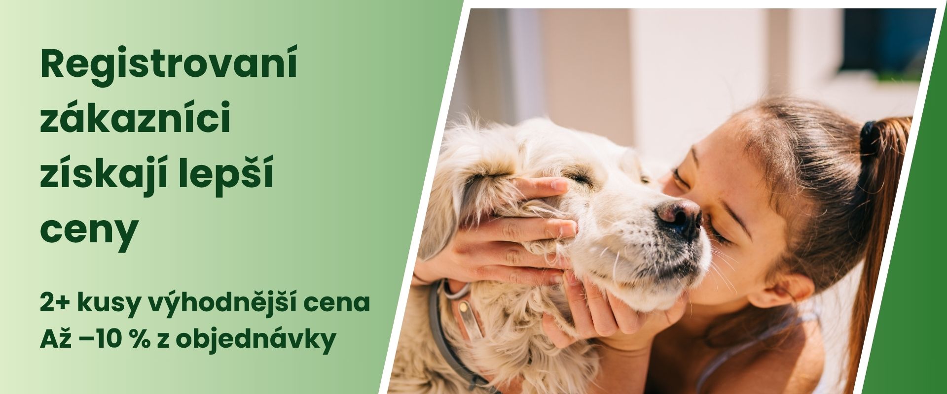 Registrovaní zákazníci mají 2+ kusy - výhodnější cenu, až -10% z objednávky