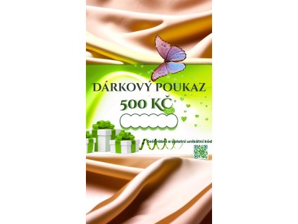 Dárkový poukaz 500 Kč