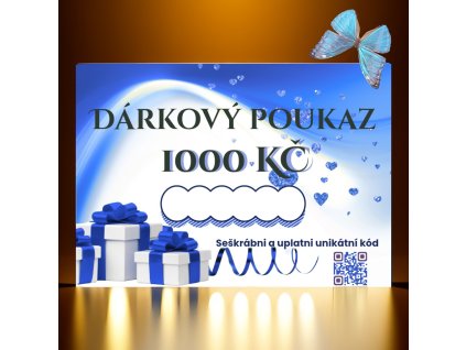 Dárkový poukaz 1000 Kč