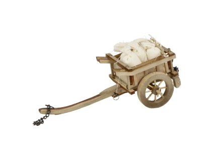 TRŽNÍ VOZÍK S PYTLI