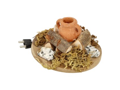 Ohniště s kotlíkem