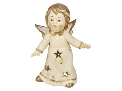 Andílek stojící lampa LED 11cm