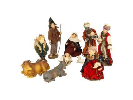 SADA FIFUREK TŘÍ KRÁLU SE ZVÍŘATY A OBČANY 10 KS