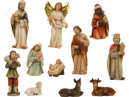 Malinké figurky - tři králové, svatá rodina