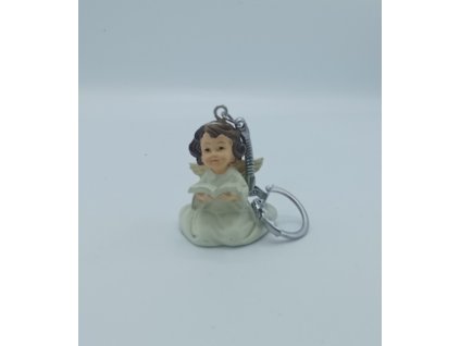 Andílek bílý přívěšek
