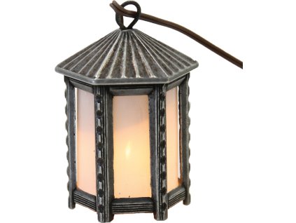 KOVOVÁ LUCERNA BÍLÁ, ŠESTIÚHELNÍKOVÁ