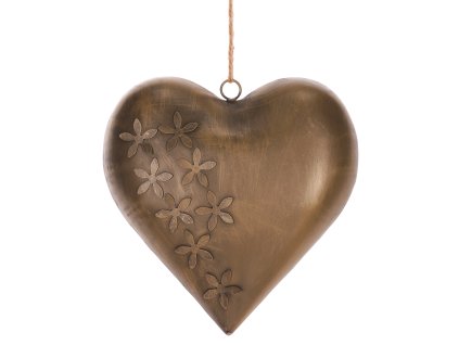 Závěs srdce plech