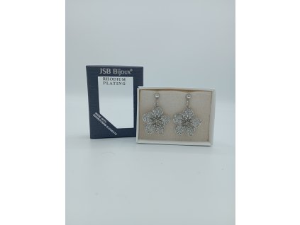 Šperky květiny náušnice