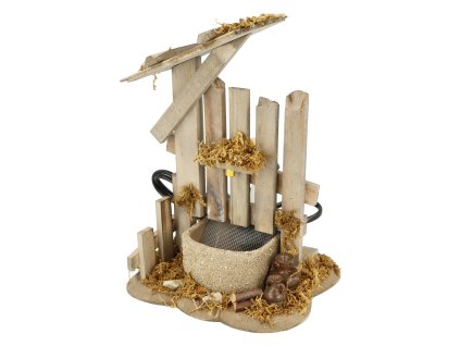 Kašna se džbány a rumpálem