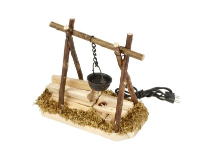 OHNIŠTĚ S KABELEM A OSVĚTLENÍM, LED