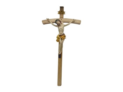 Ježíš na kříži dřevo 64cm