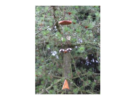 Zvonkohra čínské ornamenty kovové