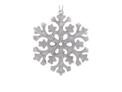 DVĚ STŘÍBRNÉ,TŘPYTIVÉ VLOČKY