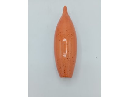 Špice žlutá s červenými fleky 25cm, 1ks