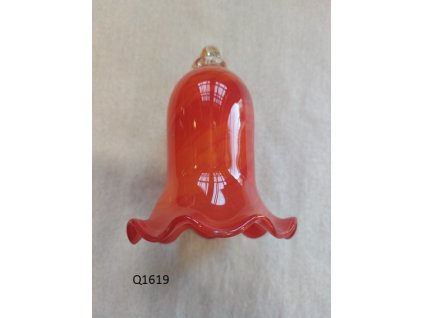 Skleněňý zvonek dolů