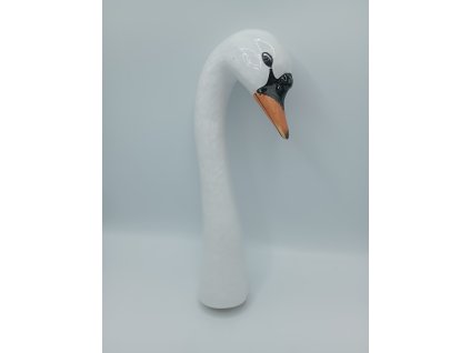 Labutí hlava na tyči, pohled dolů mrazuvzdorná, 34cm