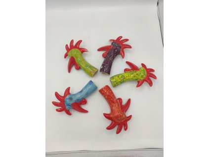 malý kohout 12cm kropenatý - sada