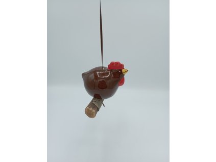 slepice malá kulatá na zavěšení  sada 25 kusů 10cm