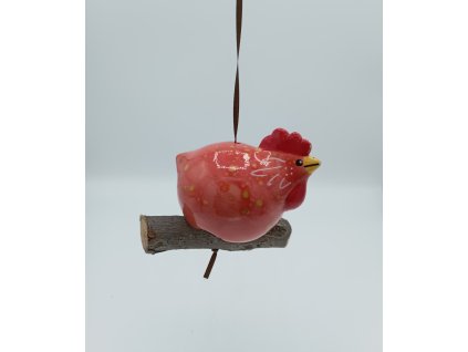 slepice malá kulatá na zavěšení sada 25 kusů 10cm