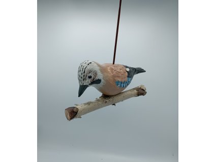 Sojka na houpačce, 20cm, mrazuvzdorná