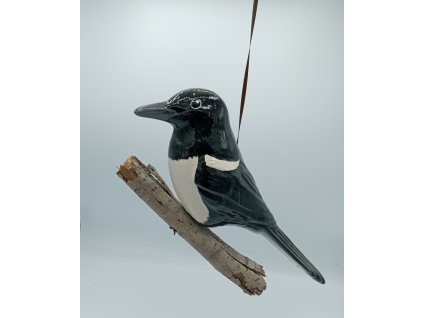 sada 4 ptáků na zavěšení (4 pcs) sojka 20cm mrazuvzdorný