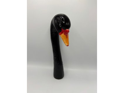 LABUTÍ HLAVA NA TYČI,POHLED DOLŮ MRAZUVZDORNÁ, 34CM