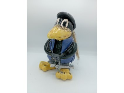 havran poutník, modré sako 26 cm