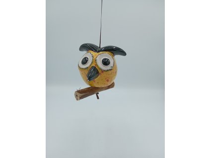 SOVA NA HOUPAČCE KULATÁ,9CM, MIX BAREV,MRAZUVZD.-SADA