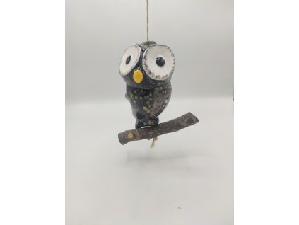 Sýček na zavěšení, 13cm, tyrkys