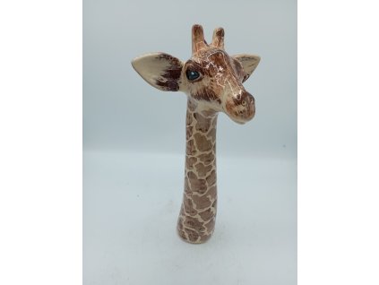 Žirafí hlava na tyči, 35cm, mrazuvzdorná