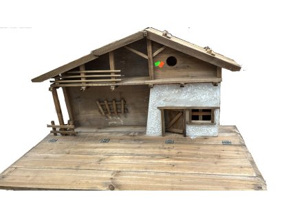 Betlém dům, velký se seníkem, jeslemi, sklopný