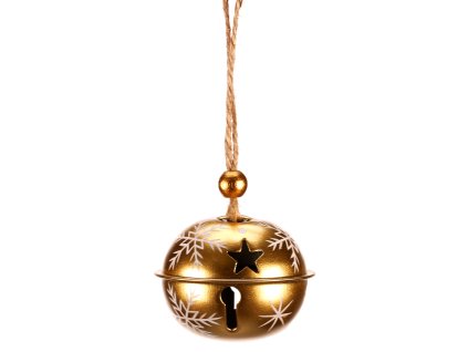 Rolničky malé zlaté s hvězdičkou