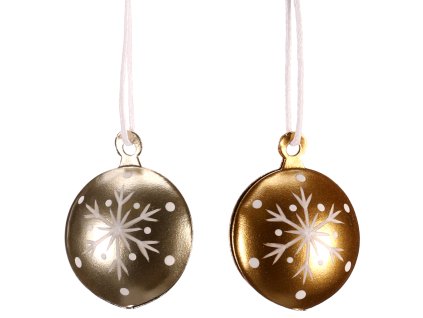 Rolničky kulaté malé zlaté