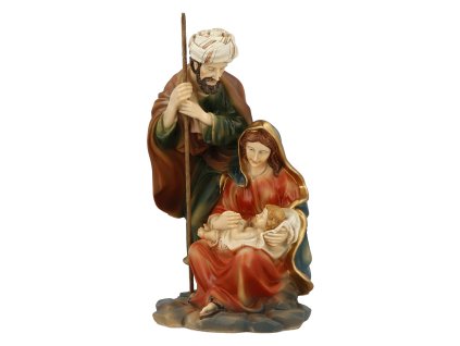 Svatá rodina - Josef s holí, Marie, Ježíšek