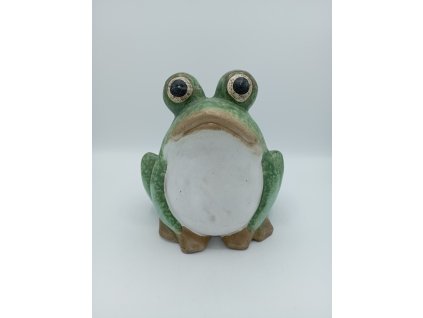 Žába plast sedící, 20cm