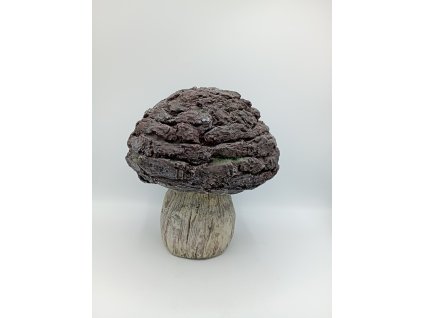 Houba plast hnědá, 26,5cm