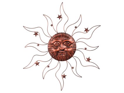 Slunce kovové, nástěnná dekorace