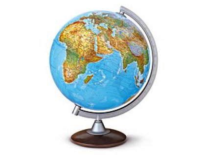 Globus/Atlantis 30cm dřevo, plast