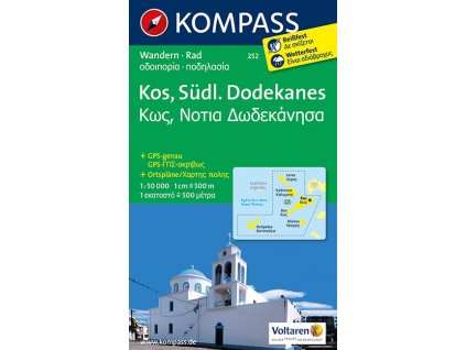 KOM 252 KOS,SUDLICHER DODEKANES 1:50T