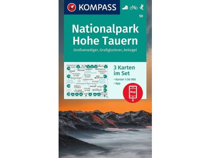 KOM 50 NP HOHETAUREN / 3 MAPY 1:50T