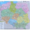 Polsko nástěnná mapa PSČ (Stiefel)