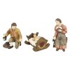 Ježíšek s Josefem a Marií + postýlka
