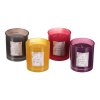 SVÍČKA AROMATICKÁ VE SKLE - VEL. M, MIX 4 BAREV A VŮNÍ, PARAFÍN, CENA ZA 1 KS.