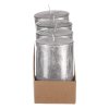 SVÍČKA SADA 4X VÁLEC 45 X 70 SILVER